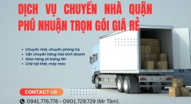 Dịch Vụ Chuyển Nhà Quận Phú Nhuận Trọn Gói Giá Rẻ | Thành Tâm Express